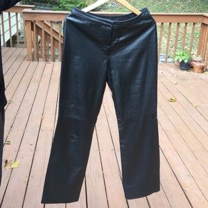 Vintage 100% Leather LOFT Pants